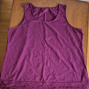 Coldwater Creek Purple Tank Top Size 2x